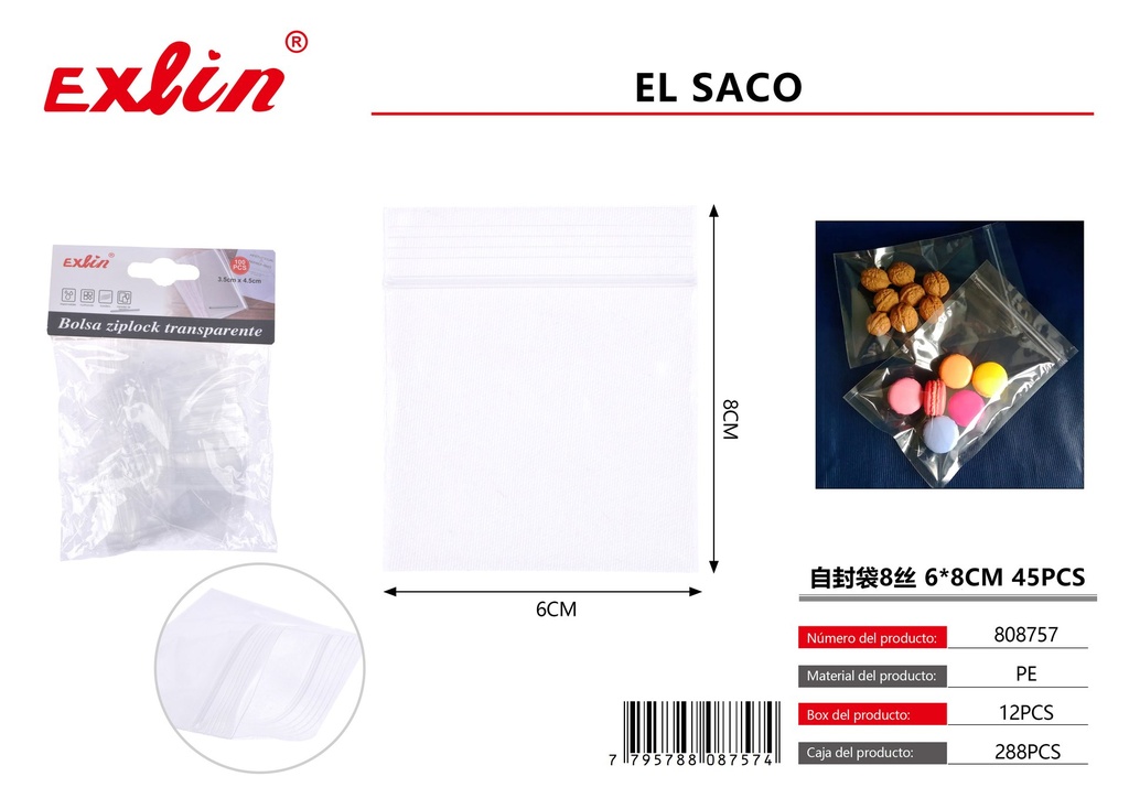[808757] OPP BAG WITH GLUE