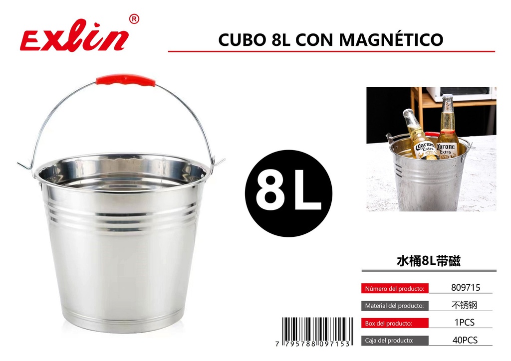 [809715] Cubo 8L con magnético