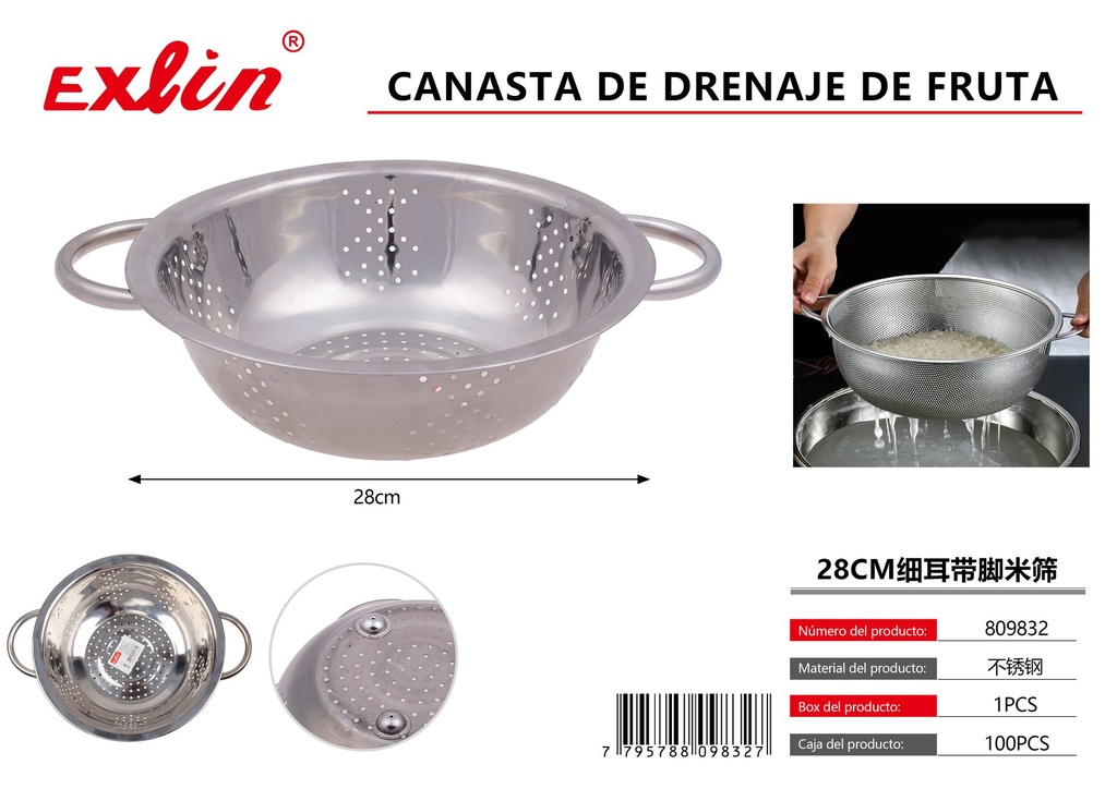 [809832] FRUIT DRAIN BASKET