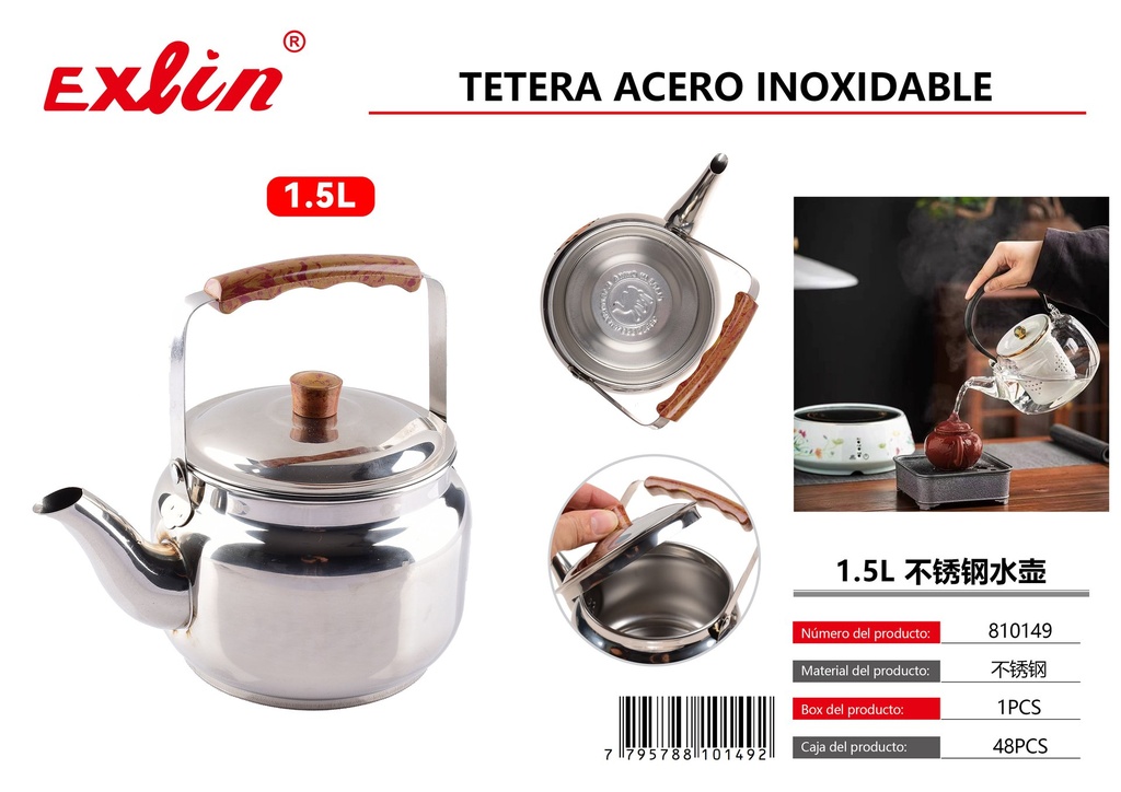 TETERA ACERO INOXIDABLE
