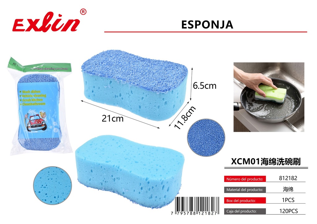 [812182] Dishwasher sponge brush XCM01