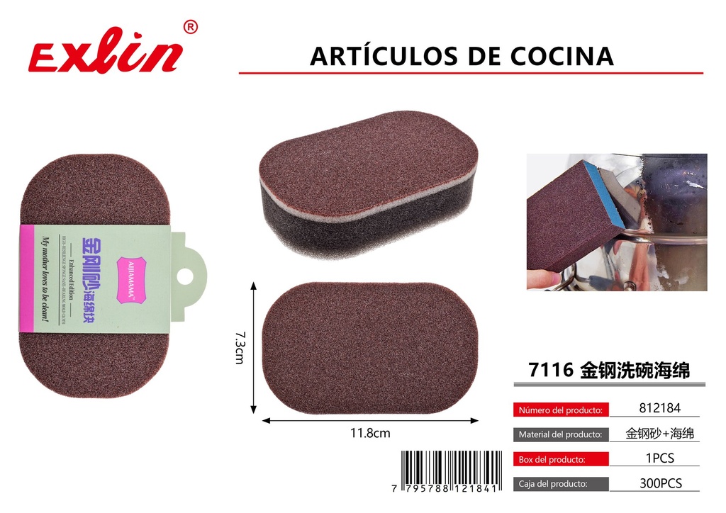 Esponja para lavar los platos