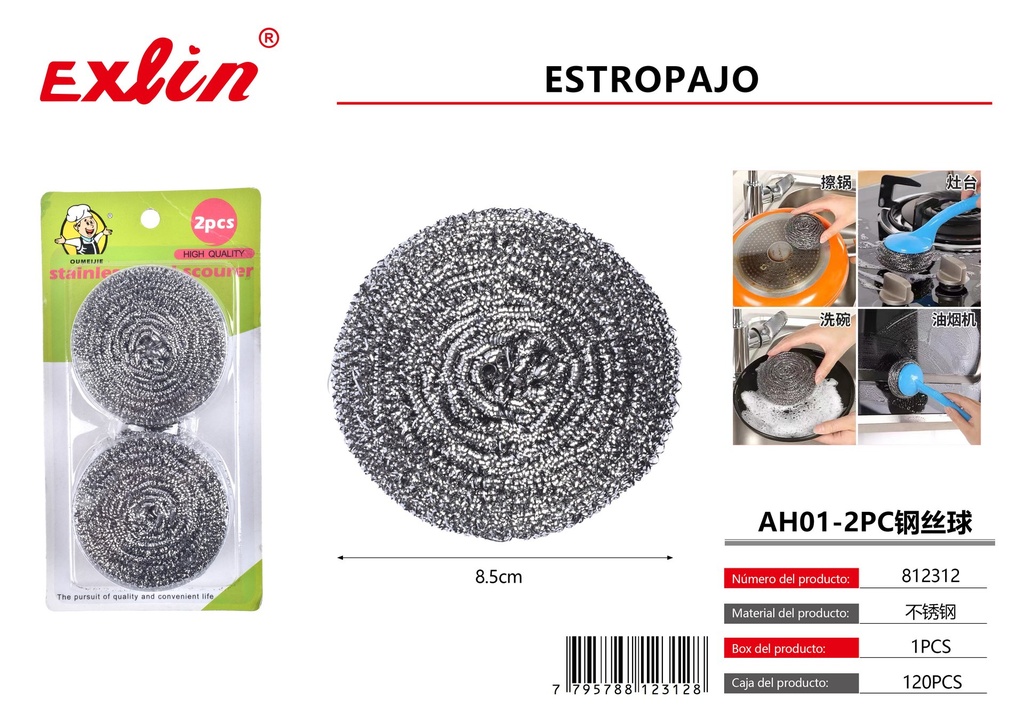 [812312] Bola de acero ah22 - 2pc