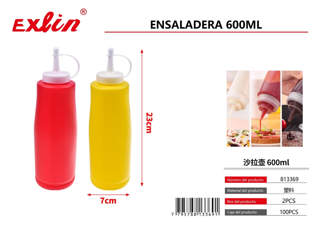 [813369] Salad bowl 600ml
