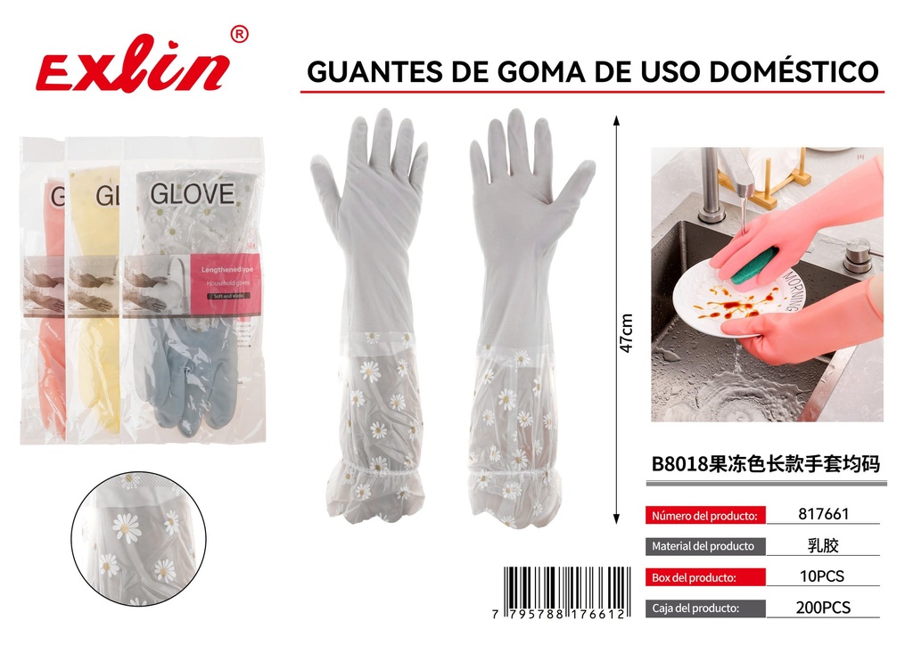 [817661] GUANTES DE GOMA DE USO DOMéSTICO
