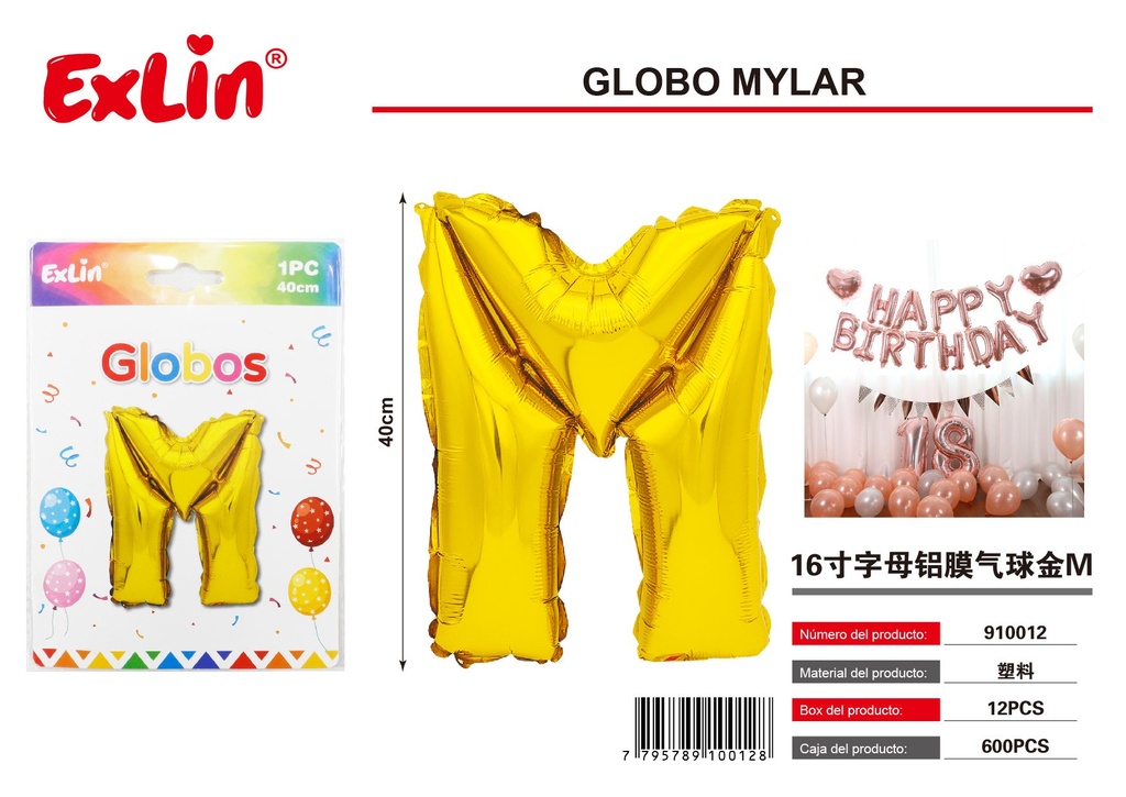 [910012] Globo mylar M