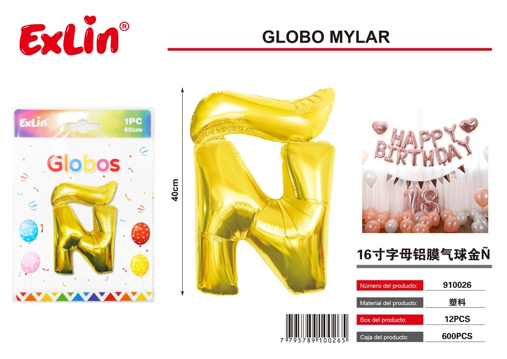 [910026] Mylar Ñ Balloon