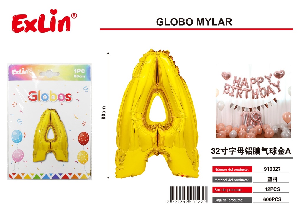 [910027] Globo mylar A