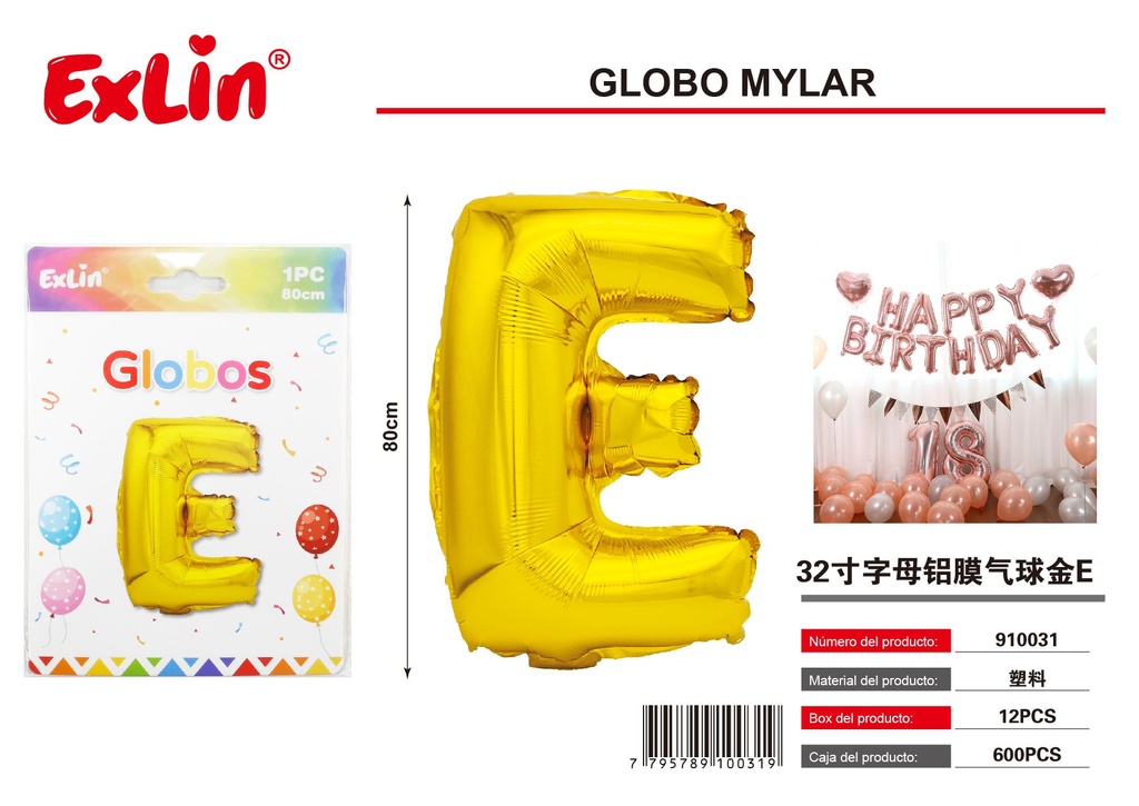 [910031] Mylar E balloon