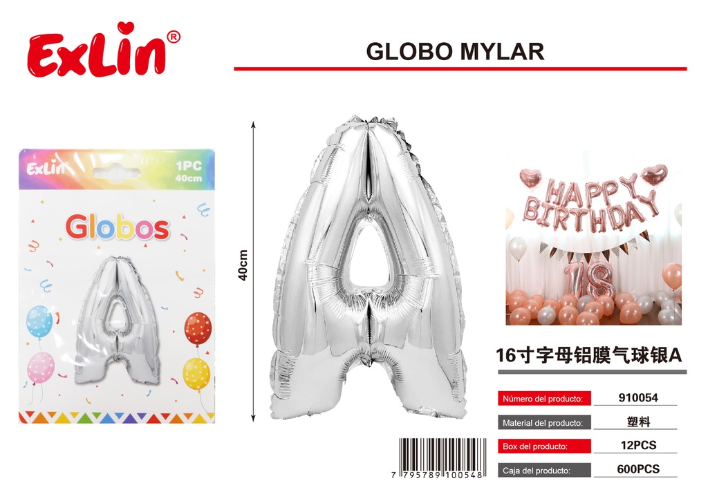Mylar Balloon A