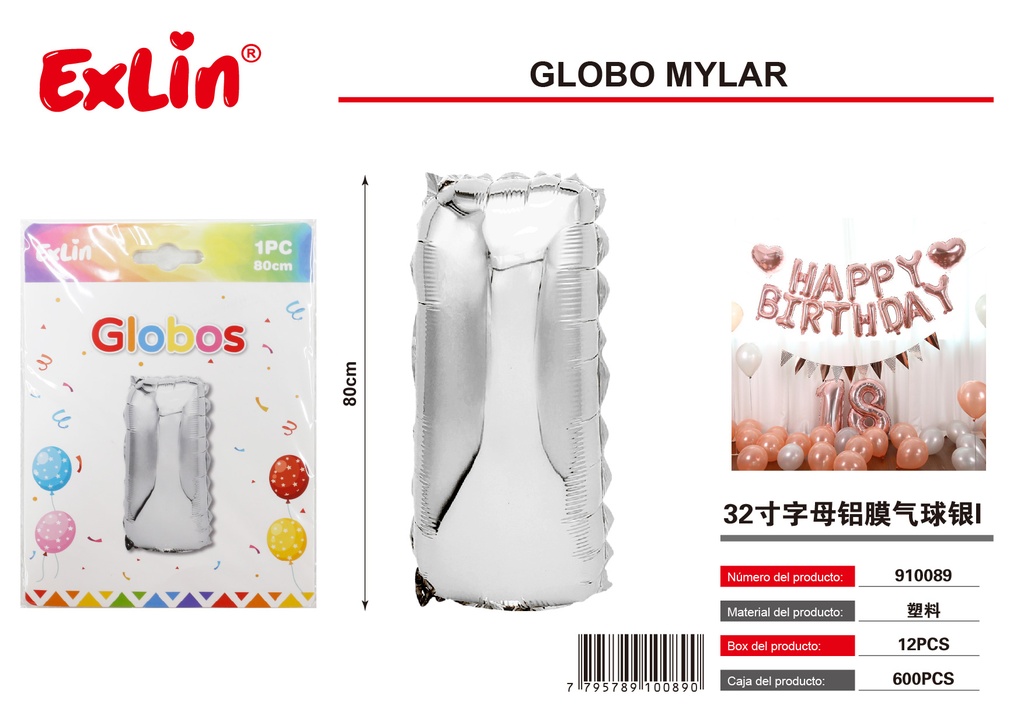 [910089] Globo mylar I