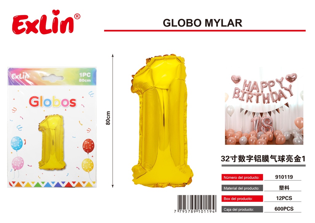 Globo mylar 1