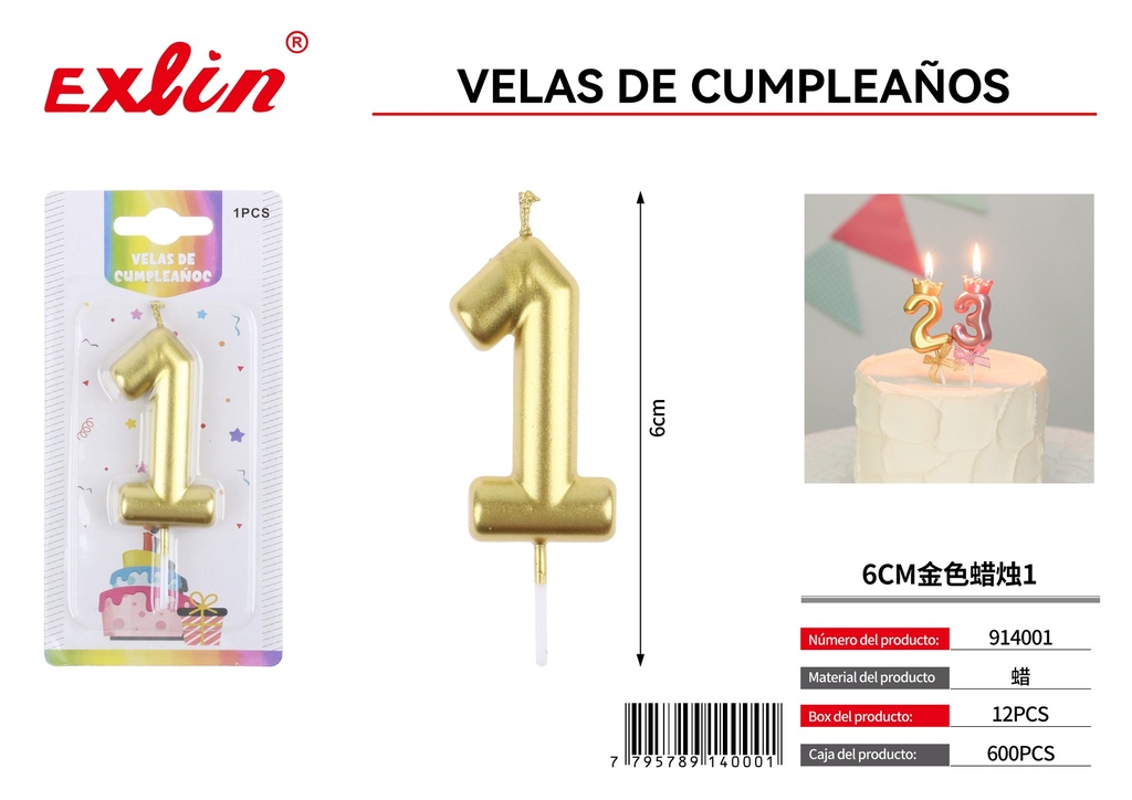 [914001] BIRTHDAY CANDLES 1