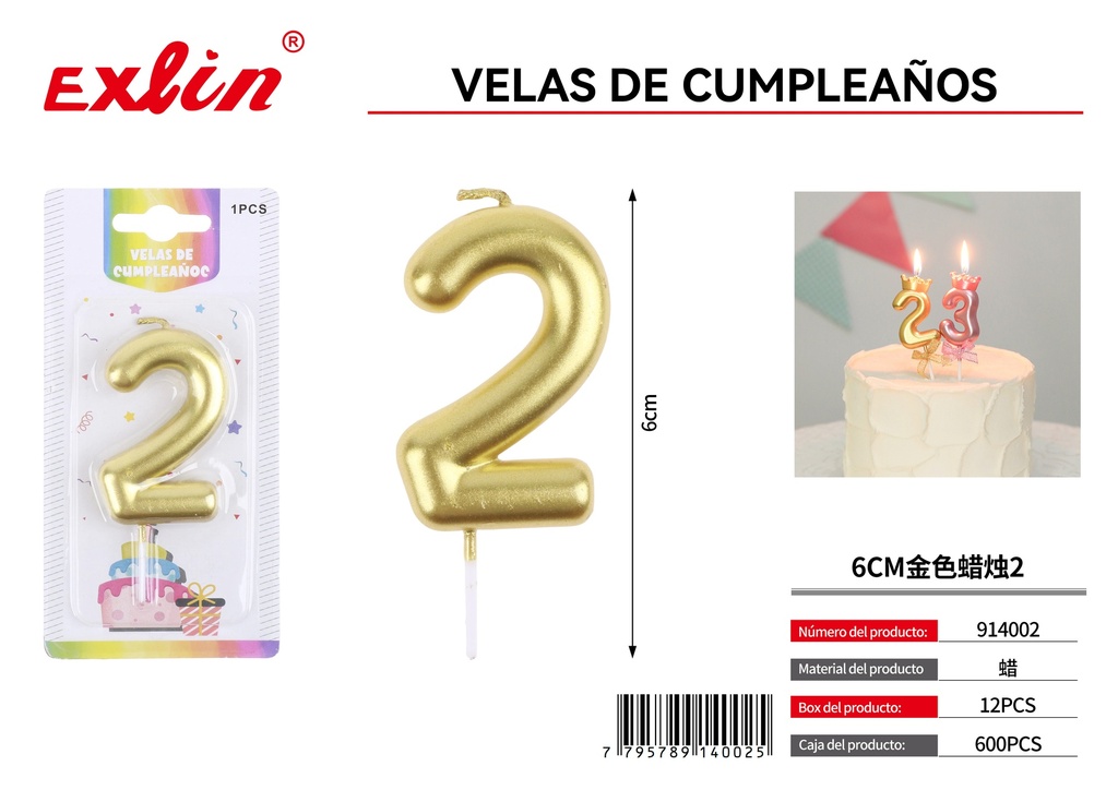 [914002] VELAS DE CUMPLEANOS 2