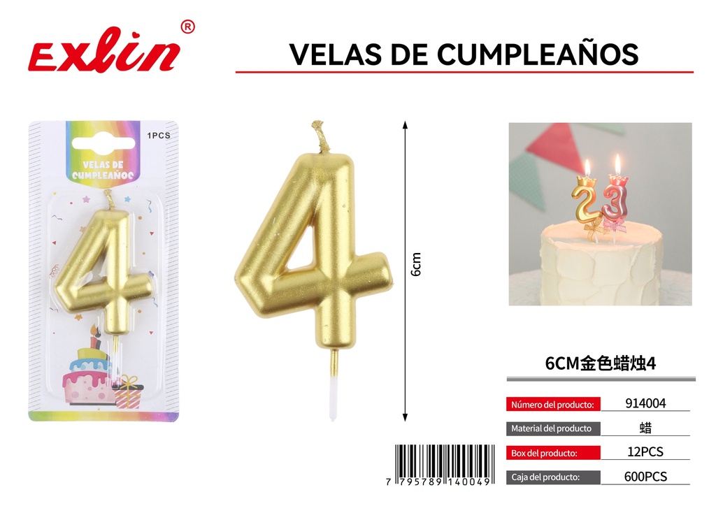 [914004] VELAS DE CUMPLEANOS 4