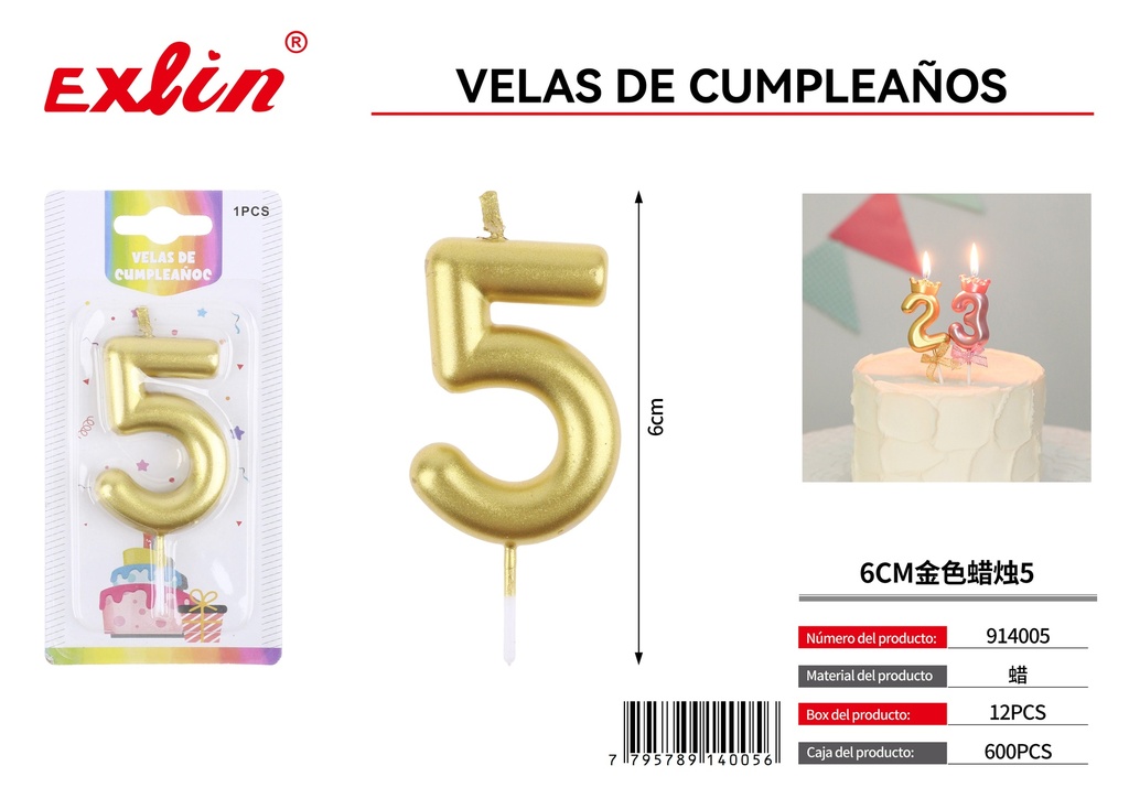 [914005] VELAS DE CUMPLEANOS 5