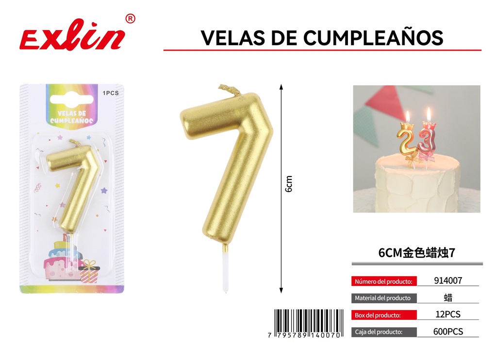 [914007] BIRTHDAY CANDLES 7