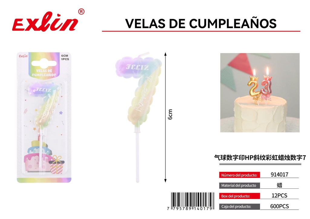 [914017] VELAS DE CUMPLEANOS 7