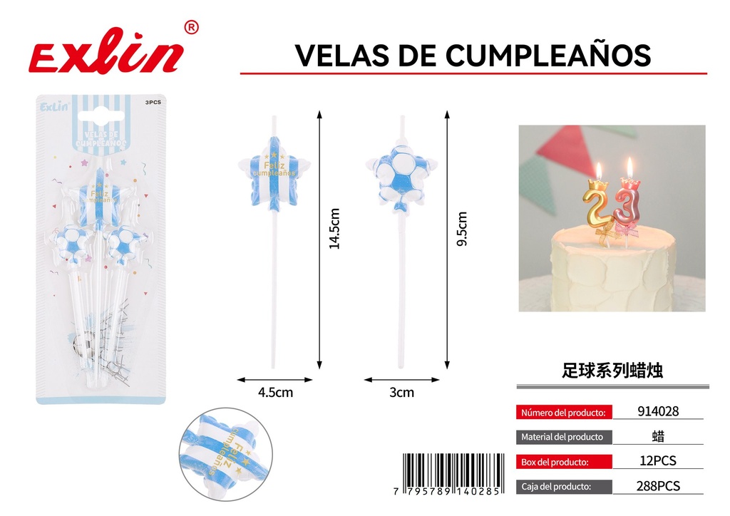 VELAS DE CUMPLEANOS