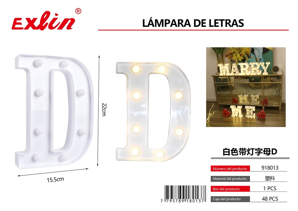 [918013] Letra led D