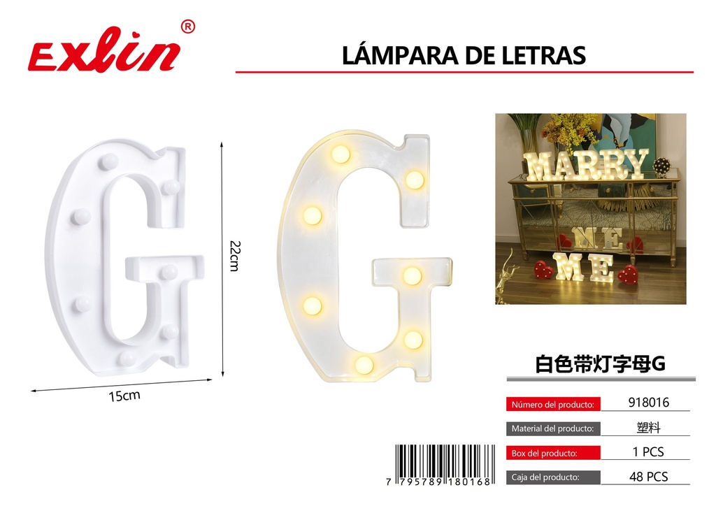 [918016] Letra led G