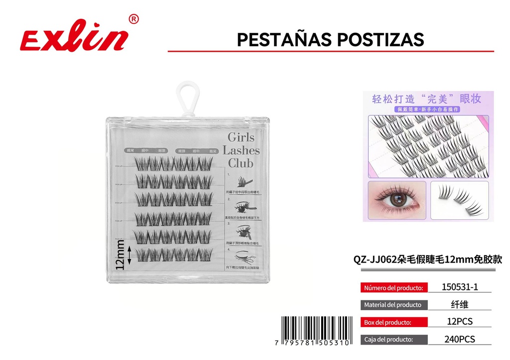 false eyelashes