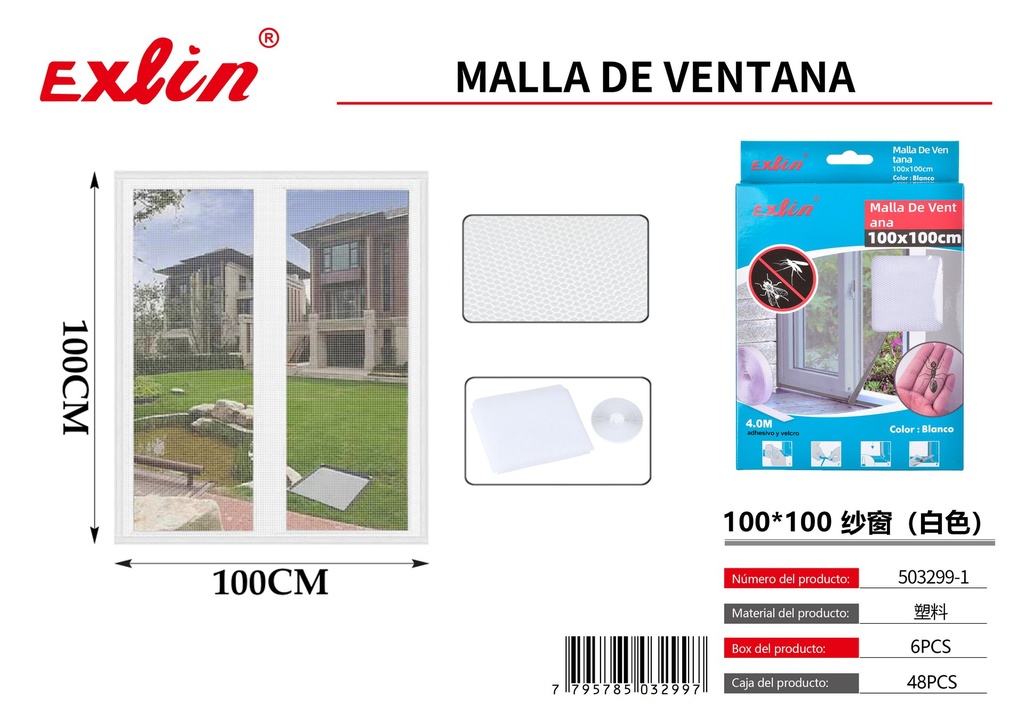 MALLA DE VENTANA