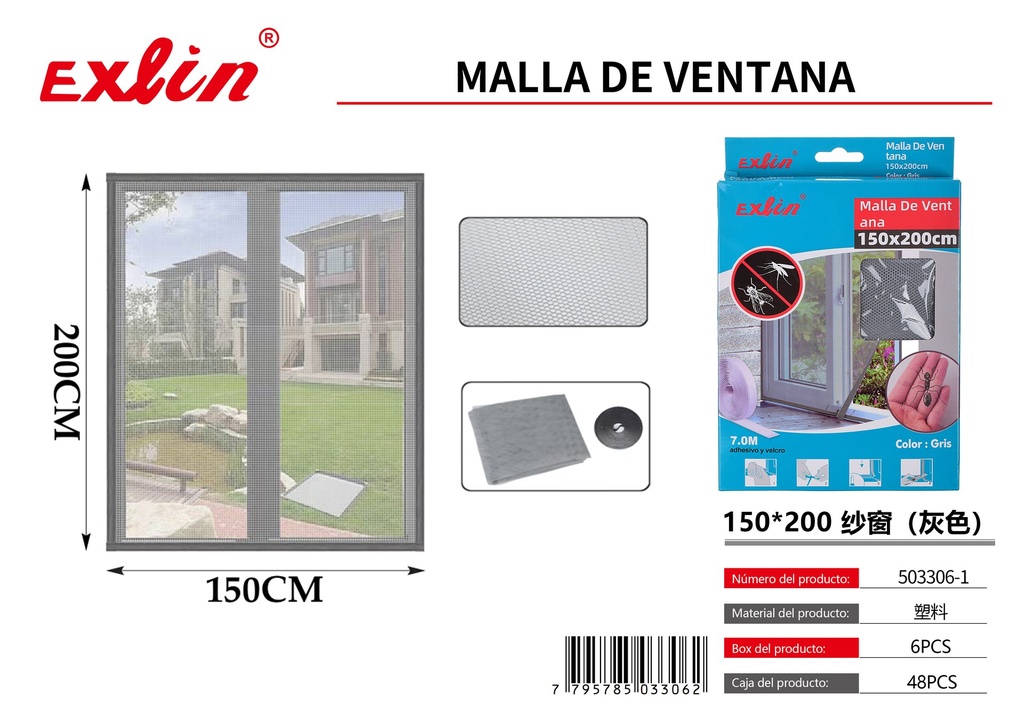 MALLA DE VENTANA