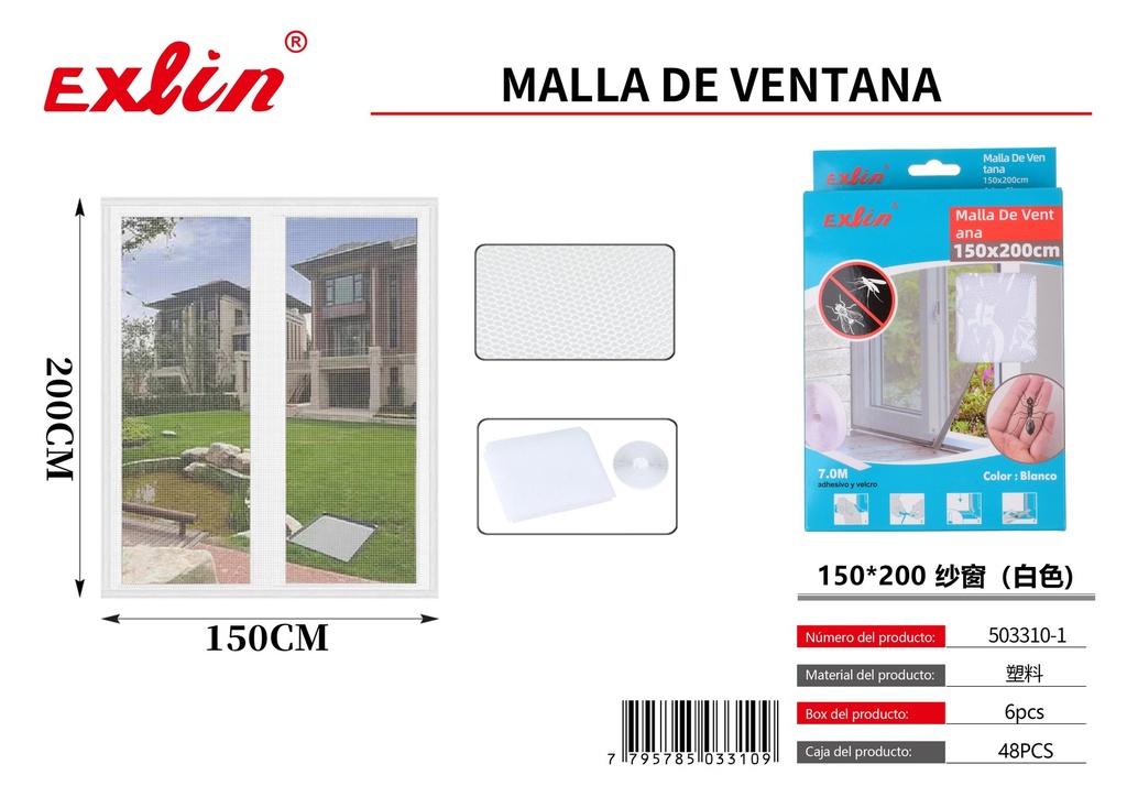 MALLA DE VENTANA