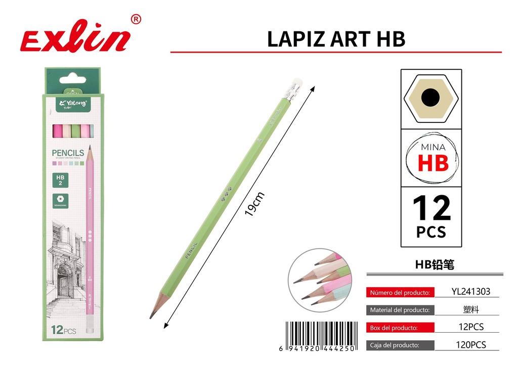 [YL241303] LAPIZ HB