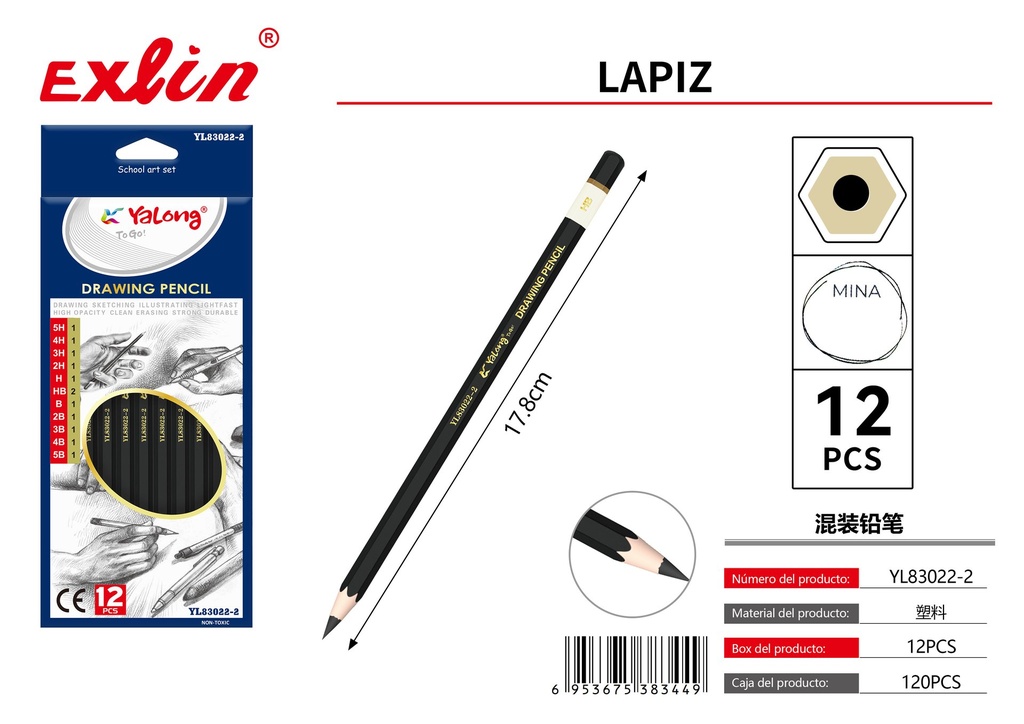[YL83022-2] MIXED PENCILS