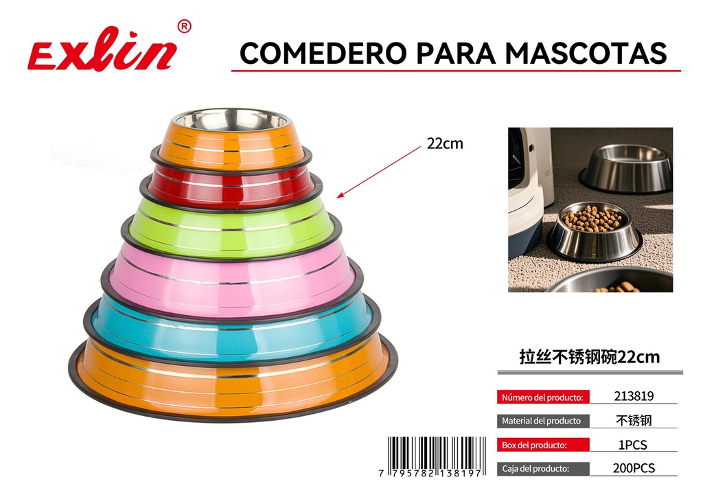 Comedero para mascotas