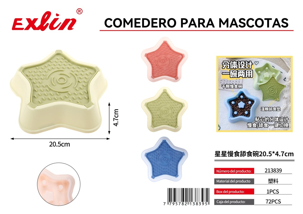 Comedero para mascotas