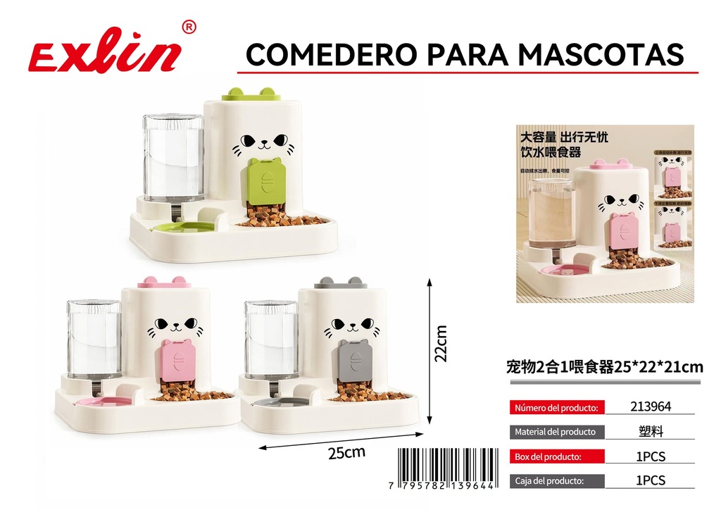Comedero para mascotas