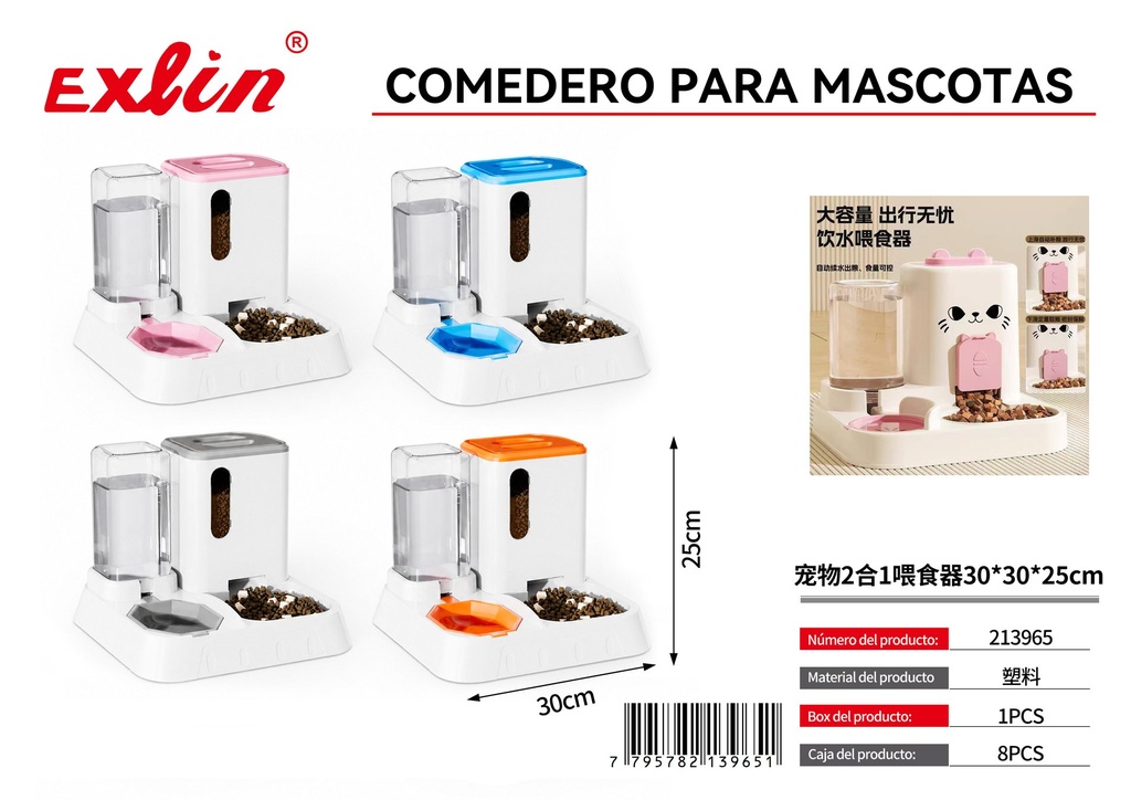 Comedero para mascotas