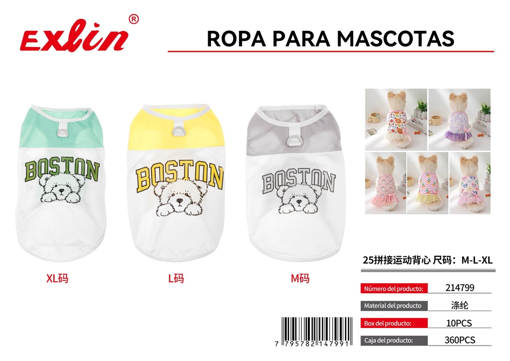 [214799] Indumentaria para Mascotas