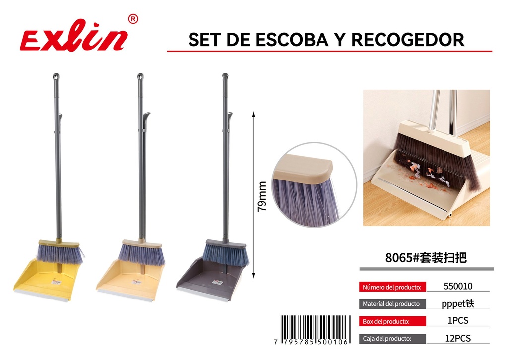 [550010] Set de Escoba y Pala para Basura